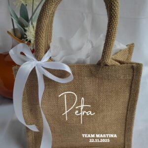 Personalizirana mini jutena vrečica